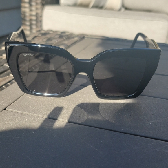 Jimmy Choo Elegant Black Sunglasses - Picture 1 of 5